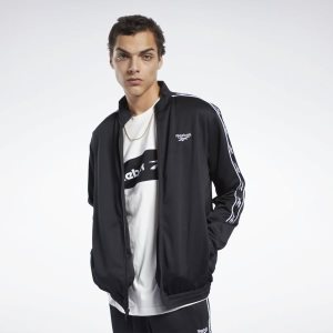 Reebok Classic Vector Tape Track Jacke Herren - Schwarz - DE 069-DSM